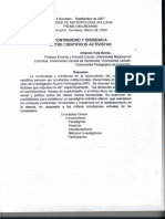 Continuidad y Disidencia Entre Cientificos Activistas (2008)