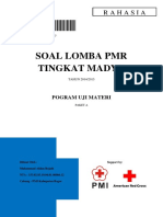 Soal Lomba PMR Tingkat Madya Tahun 2014 Paket A PDF