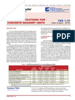 Astm Specifications For Concrete Masonry Units: TEK 1-1F