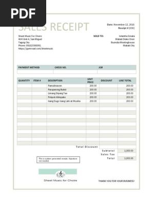 Receipt