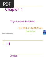 Trigonometric Functions: Ed Neil O. Maratas