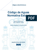 Codigo de Aguas. Normativa Estatal (Marzo 2018)
