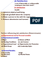 Job Satisfaction Factors & Impact