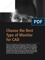 Choose The Best Type of Monitor For CAD