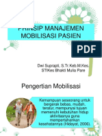 Prinsip Manajemen Mobilisasi Pasien