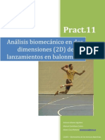 Análisis Biomecánico en Dos Dimensiones (2D) de Los Lanzamientos en Balonmano