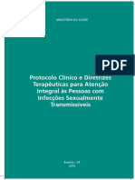 Protocolo Clínico e Diretrizes Terapêuticas Para Atenção Integral Às Pessoas Com Infecções Sexualmente Transmissíveis