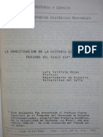  La Investigacion de La Historia Economica y El Periodo Del Siglo XIX - Valdivia Luis