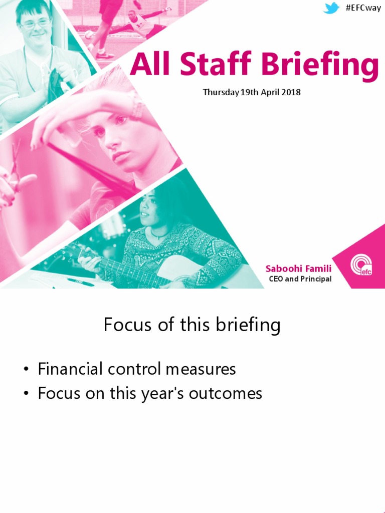 College Staffing Restructure Briefing | PDF | Employment | Mergers And ...