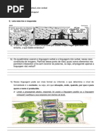 Atividade - Linguagem Verbal - Não Verbal