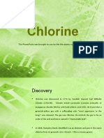 Chlorine: This Powerpoint Was Brought To You by The The Atomic Symbol CL