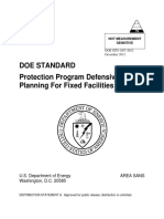 DOE Standard for Defensive Planning of Fixed Facilities