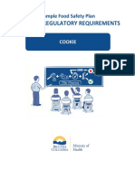 Meets BC Regulatory Requirements: Sample Food Safety Plan