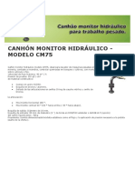 Catalogo Ehbombas Canhón Monitor Hidráulico