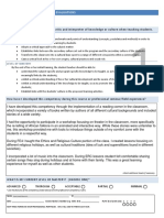 professional competency self evaluation sheets 1