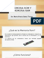 Memoria Rom y Memoria Ram - Maria Gracia