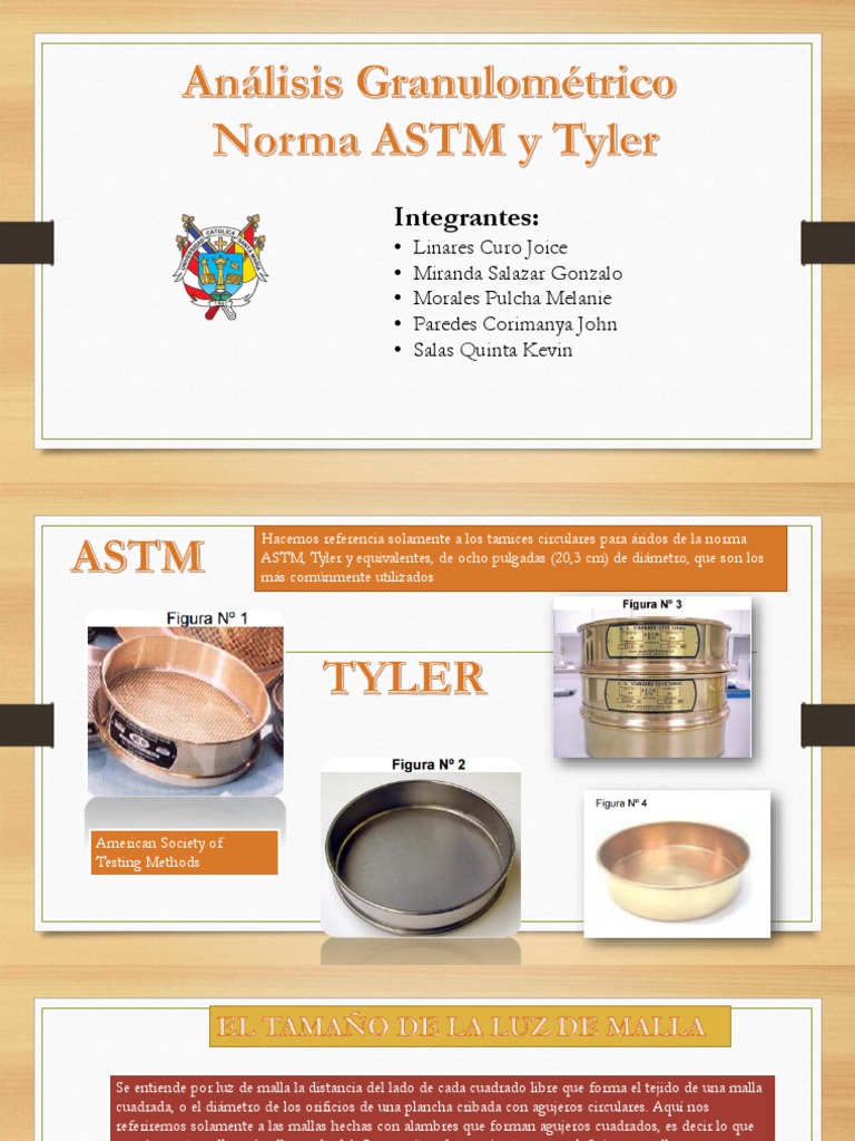 Analisis Granulometrico Por Tamizado Norma ASTM