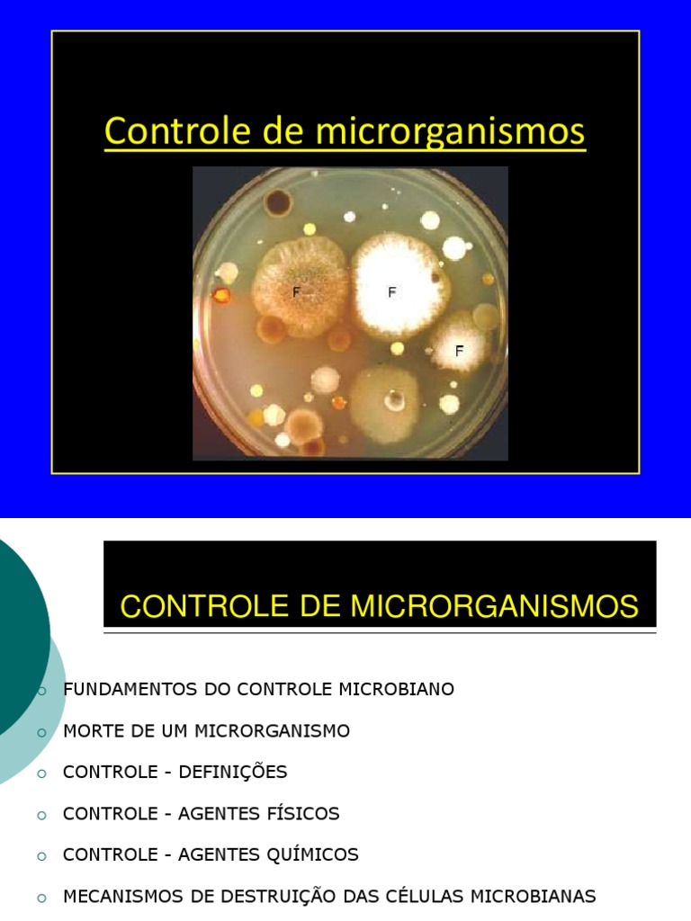 Controle Microbiano | Desinfetante | Quimioterapia