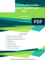 Interest Rate Bermudan Swaption and Valuation