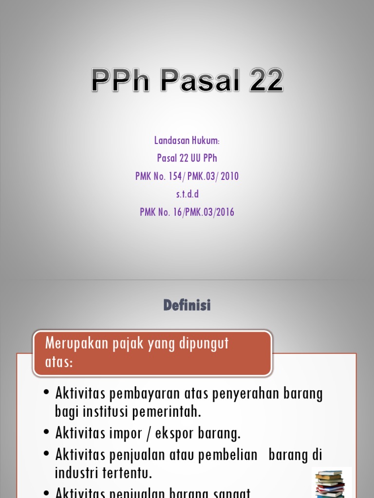 PPH 22 & 23 | PDF