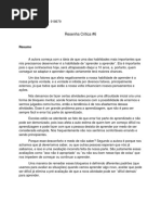 Vinícius Vieira Zatta - Resenha 6