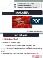 Malária: ciclo de vida, epidemiologia e tratamento