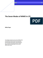 The Seven Modes of MIMO in LTE