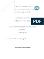 Organismos Rectores de La Contabilidad y Auditoría.