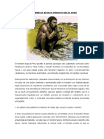 El hombre primitivo en el Perú: Cazadores y recolectores en la era glacial