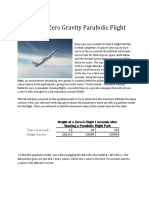 Height of A Zero Gravity Parabolic Flight DNL 4 14 2018