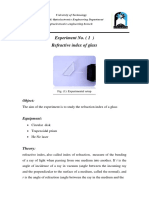 Refractive Index of Glass