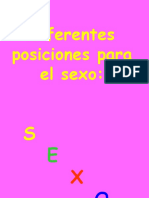 Posiciones de Sexo