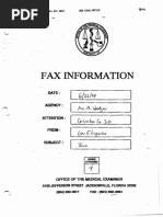 Medical Examiner Report