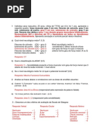 Correção Prova e Casos Clinicos