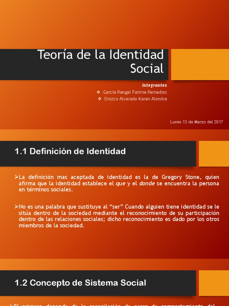 Teoría de la Identidad Social de Tajfel | PDF | Sociedad | Teoría
