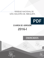 Examen 2016-I Unsa Arequipa