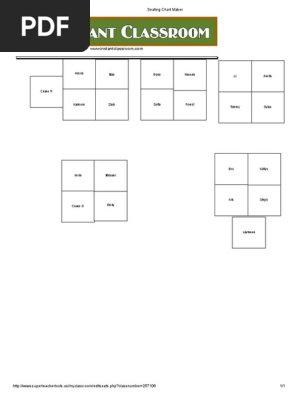 seating chart