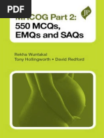 Mrcog Part 2-550 MCQS, Emqs and Saqs