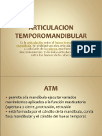 Articulacion Temporomandibular