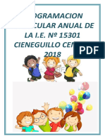 Programacion Curricular Anual de La I