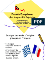 Journée Européenne Des Langues 26 Septebre