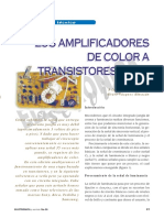 Los amplificadores de color a transistores