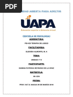 Terapia de Juego Unidad i y II