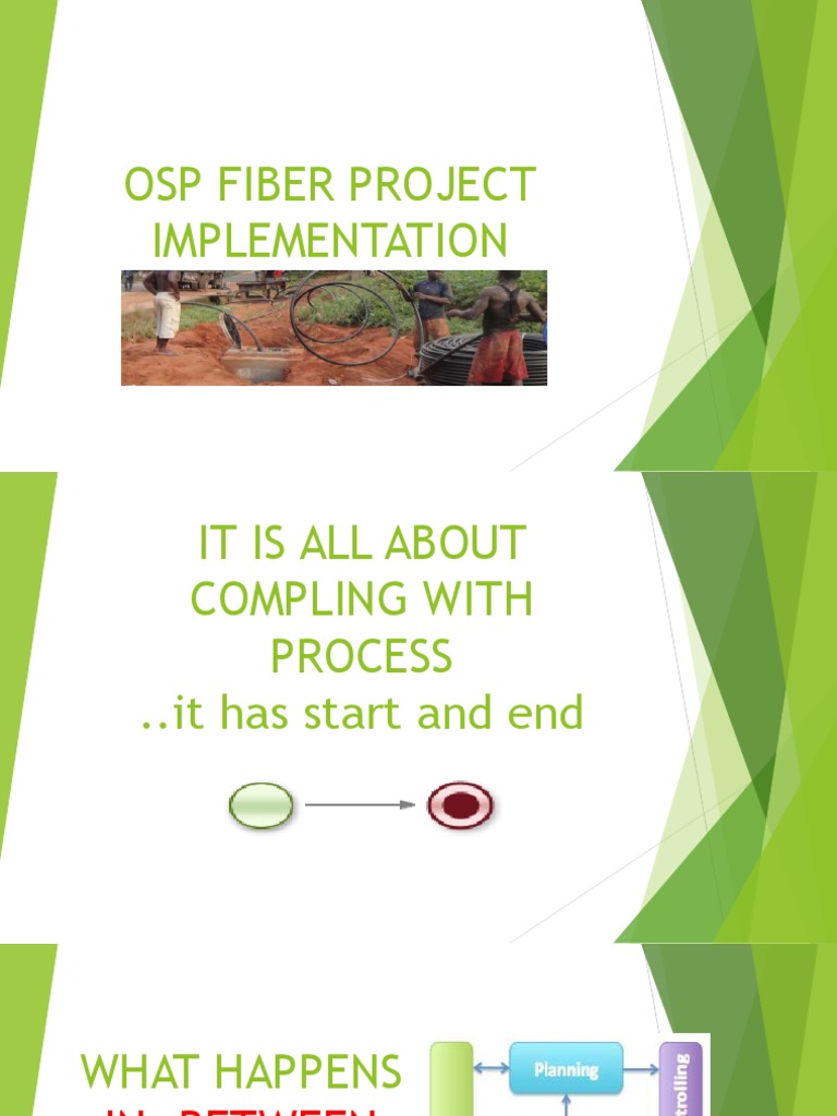 OSP Fiber Project Implementation Stages | PDF | Polyvinyl Chloride ...