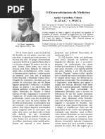 O Desenvolvimento da Medicina Aulus  Cornelius Celso