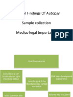 Internal Findings of Autopsy