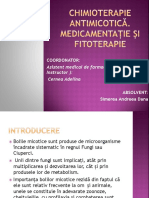 Chimioterapie Antimicotică. Medicamentație Și Fitoterapie - PPT Licenta Postliceala