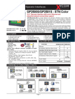 GP2500S/GP2501S - STN Color: Pro-Face Graphic Operator Interfaces