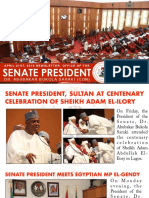 Newsletter. Office of The Senate President, Dr. Abubakar Bukola Saraki. April 21 2018