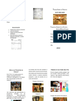 Triptico de Las Tiendas Libres de Tributos